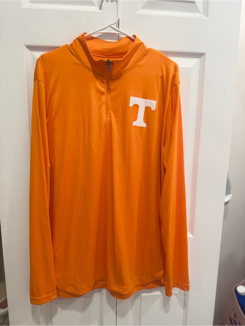 Fanatics Orange Performance Pullover with White Logo